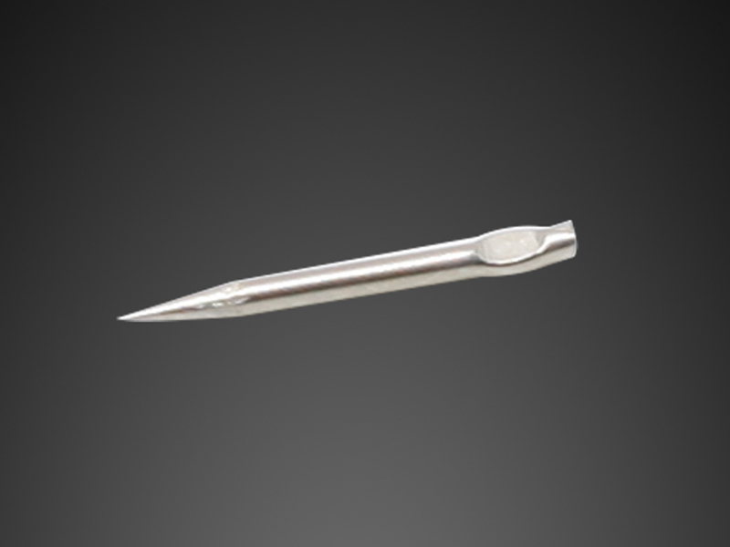 尾部压印纺织针