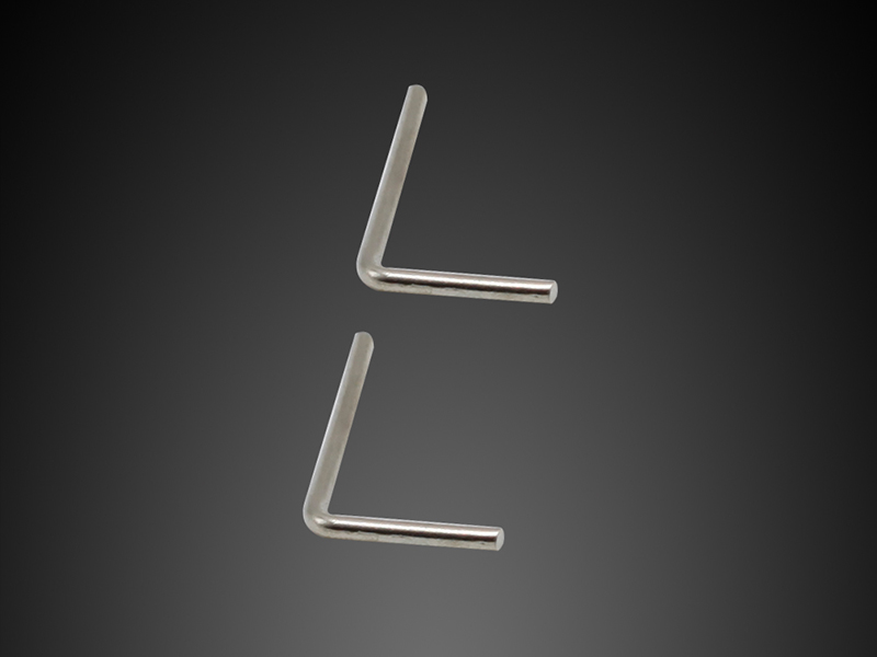 L-shaped needle